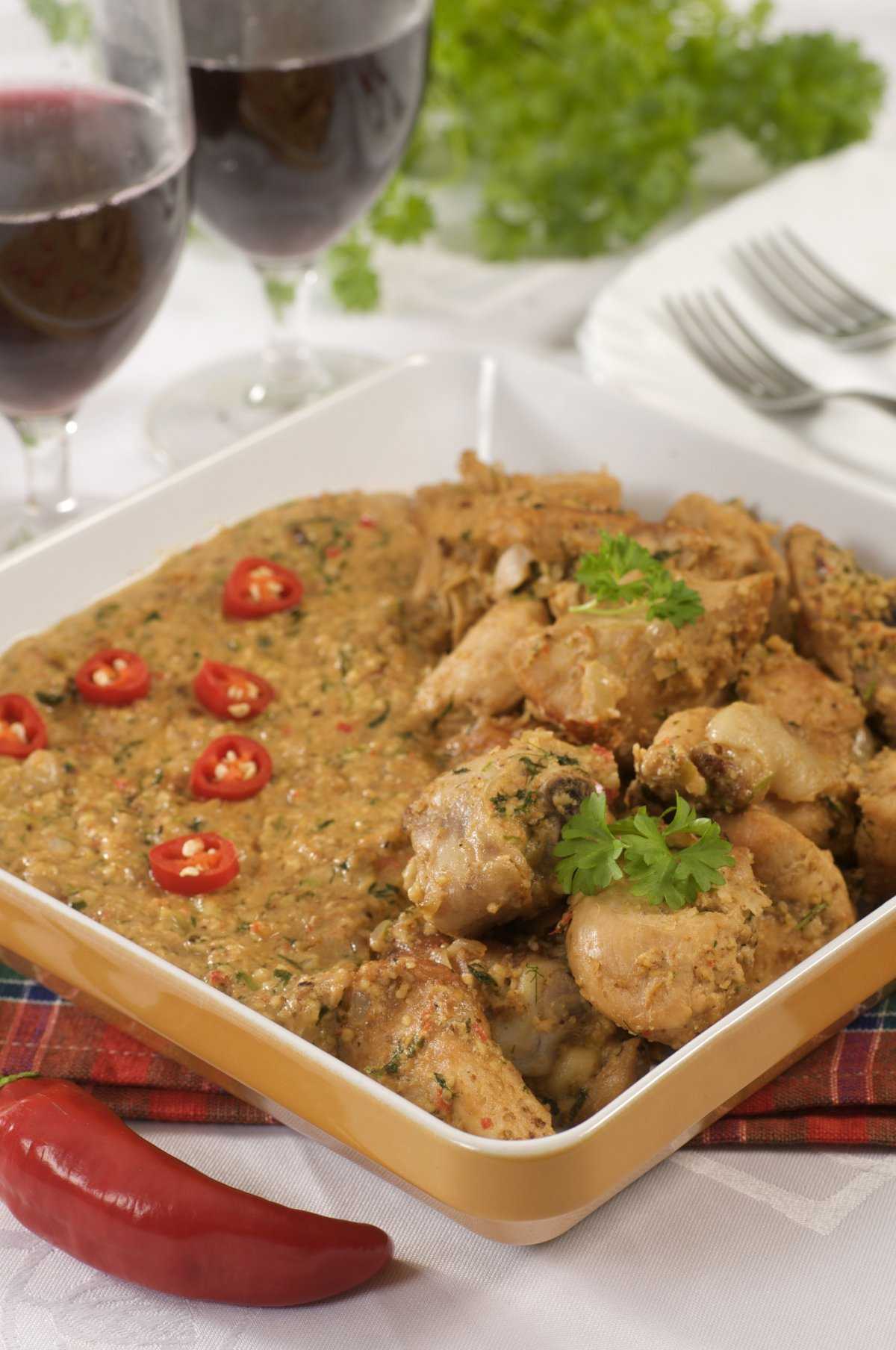 Сациви из курицы по-грузински — пошаговые рецепты приготовления
