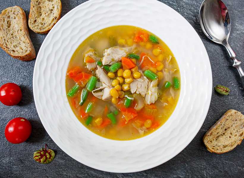 Суп на курином бульоне - универсальное блюдо: рецепт с фото и видео