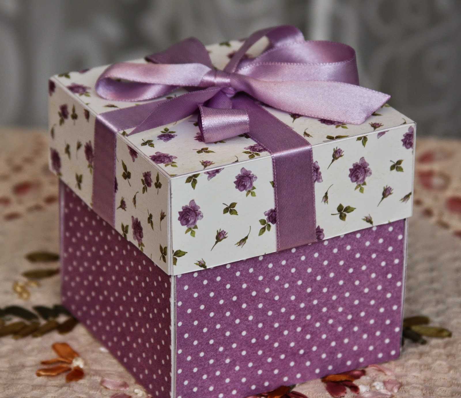 Как сделать коробку для подарка своими руками — идеи, схемы, мастер-классы — женские советы