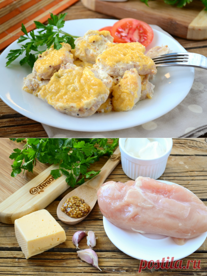 Курица в сливочном соусе на сковороде — вкусный пошаговый рецепт