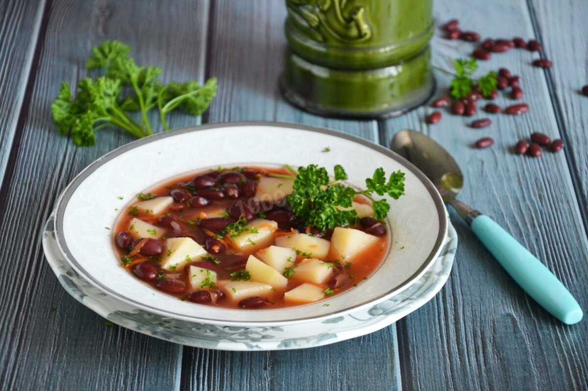 Фасолевый суп: рецепт из красной фасоли просто и вкусно, классический