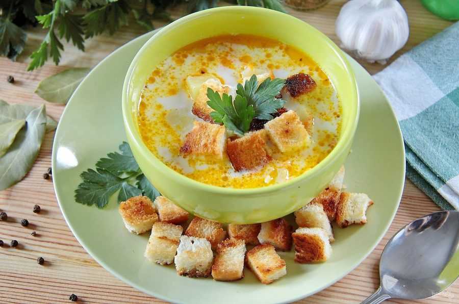 Сырный суп с курицей, простой рецепт с сыром