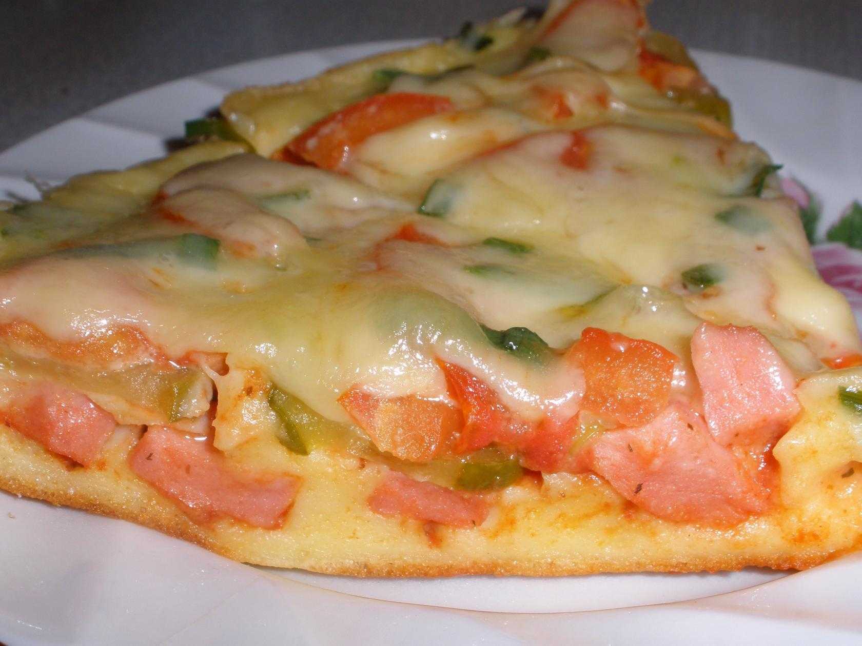 быстрая заливная пицца в духовке на кефире фото 107