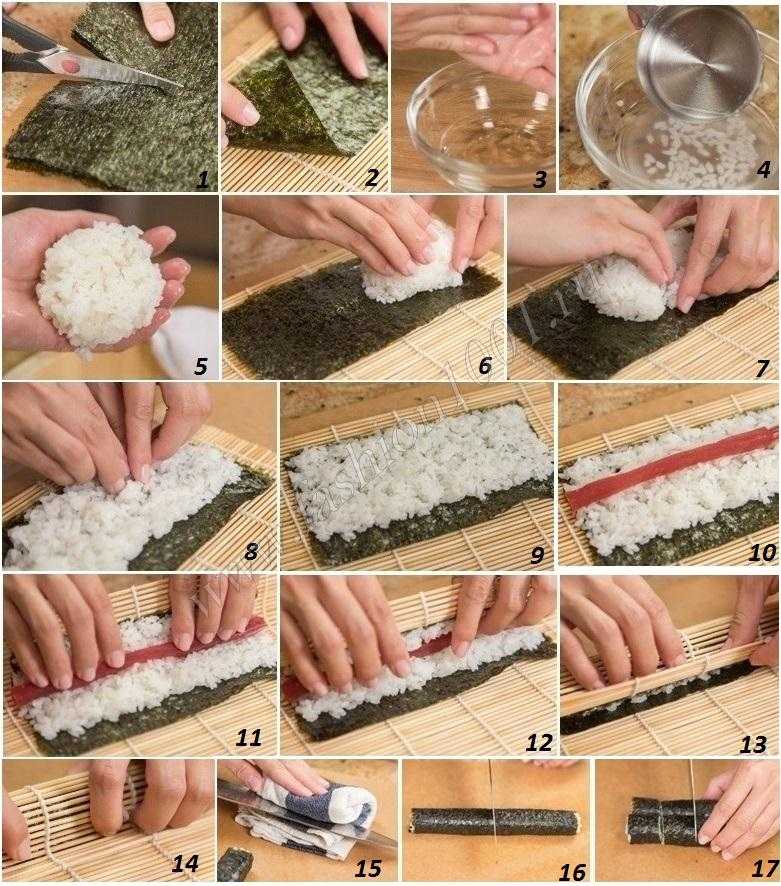 Готовим суши дома рецепты с фото пошагово