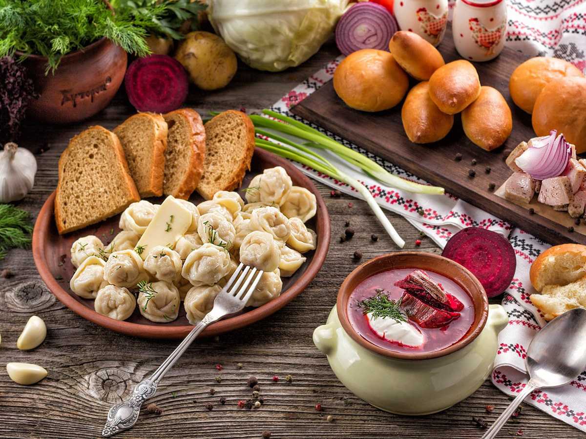 Популярные блюда русской национальной кухни