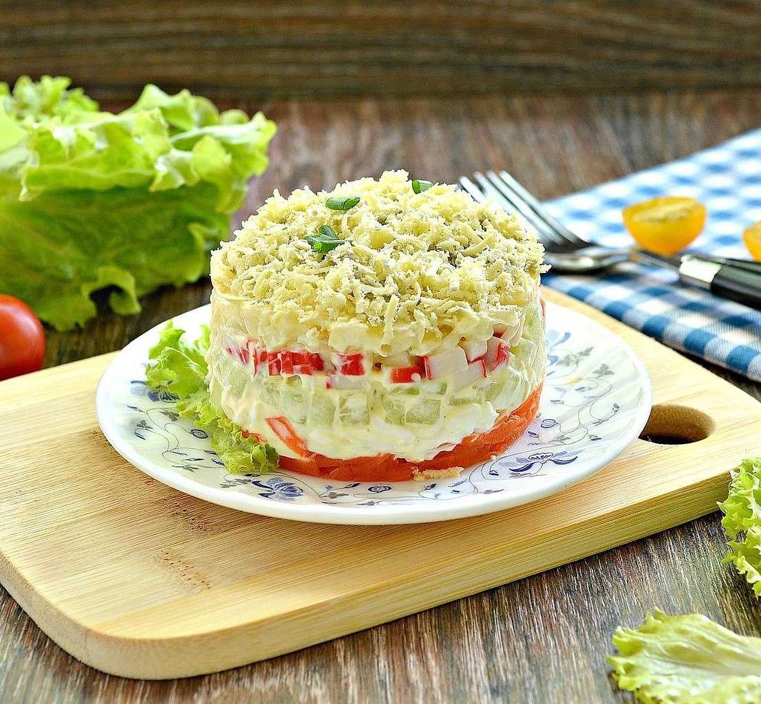 Салат из крабовых палочек фото рецепт