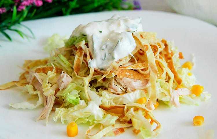Салат с копченой курицей и огурцом свежим – 6 рецептов