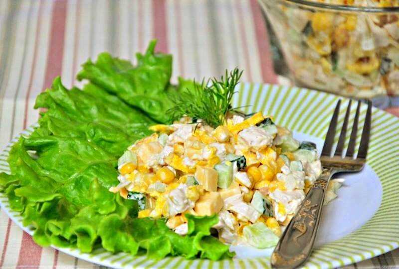 Пошаговый рецепт приготовления салата с блинами