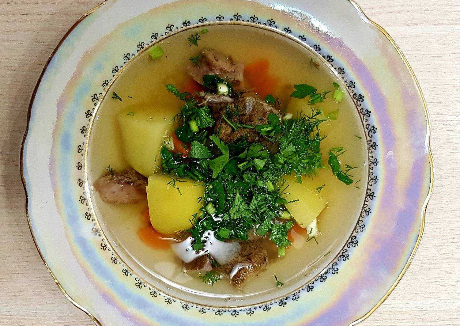 Пошаговый рецепт приготовления вкусной шурпы из говядины по-узбекски