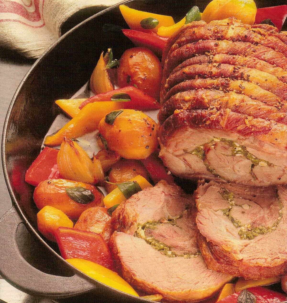 свинина в духовке с овощами фото