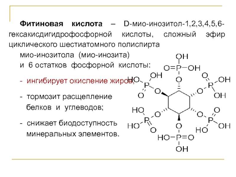 Фитиновая кислота: антинутриент из злаков, бобов и семечек