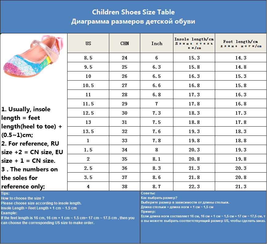 Таблица размеров обуви сша россия: женская, мужская, детская