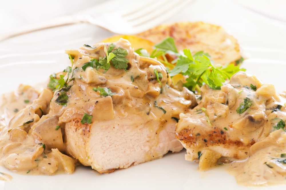 Курица в сливочном соусе — рецепты приготовления курицы с грибами и без