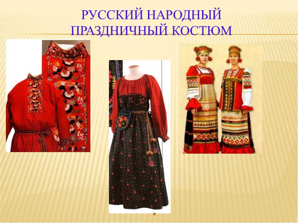 Русский народный костюм - традиционная одежда восточных славян, детская, женская и мужская, стиль символики на праздничных нарядах