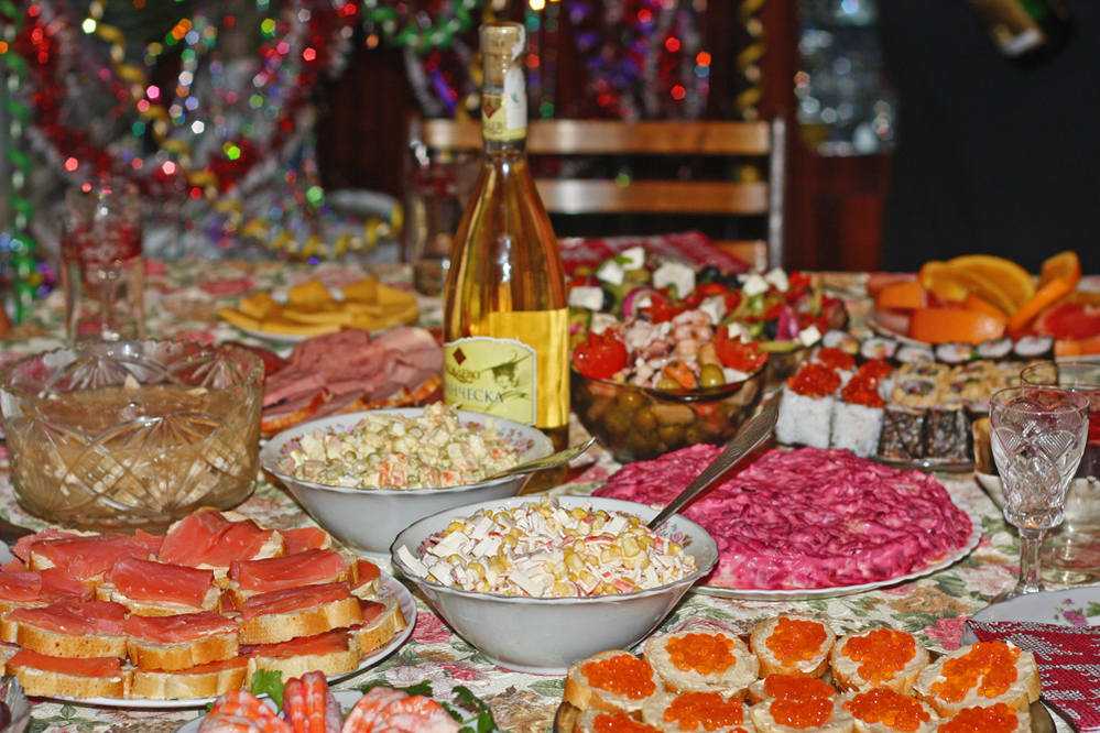 Меню на новый год 2021 — 100 блюд на праздничный стол