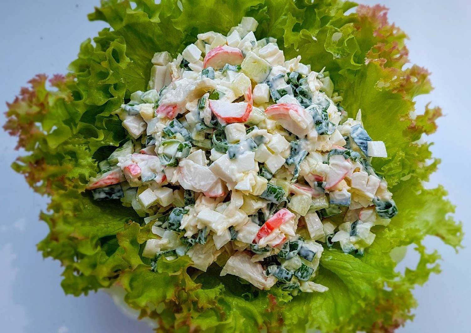 Салат с крабовым мясом – 8 рецептов приготовления