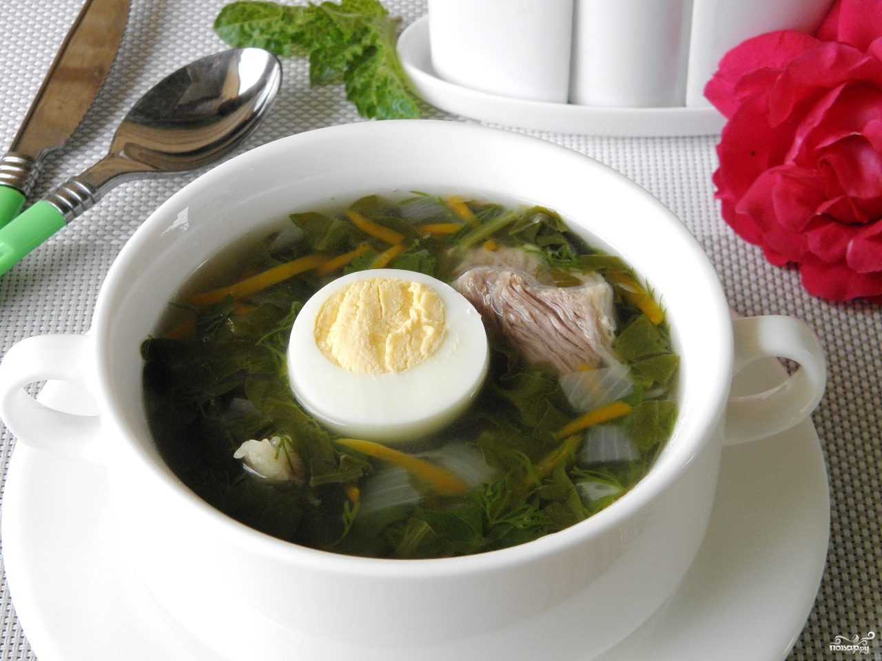 Щавелевый суп - 10 рецептов приготовления с пошаговыми фото