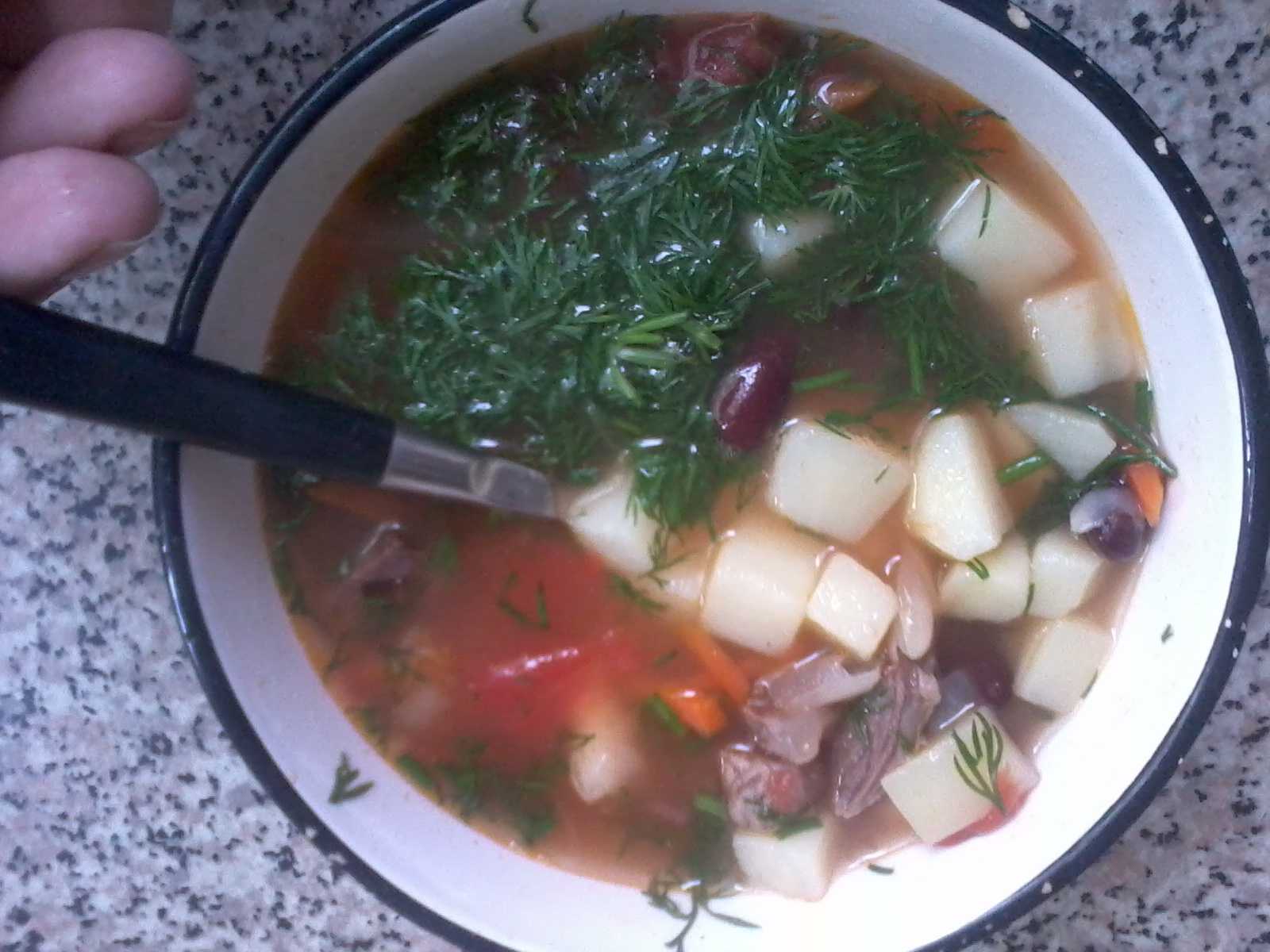 Фасолевый суп: рецепт из красной фасоли