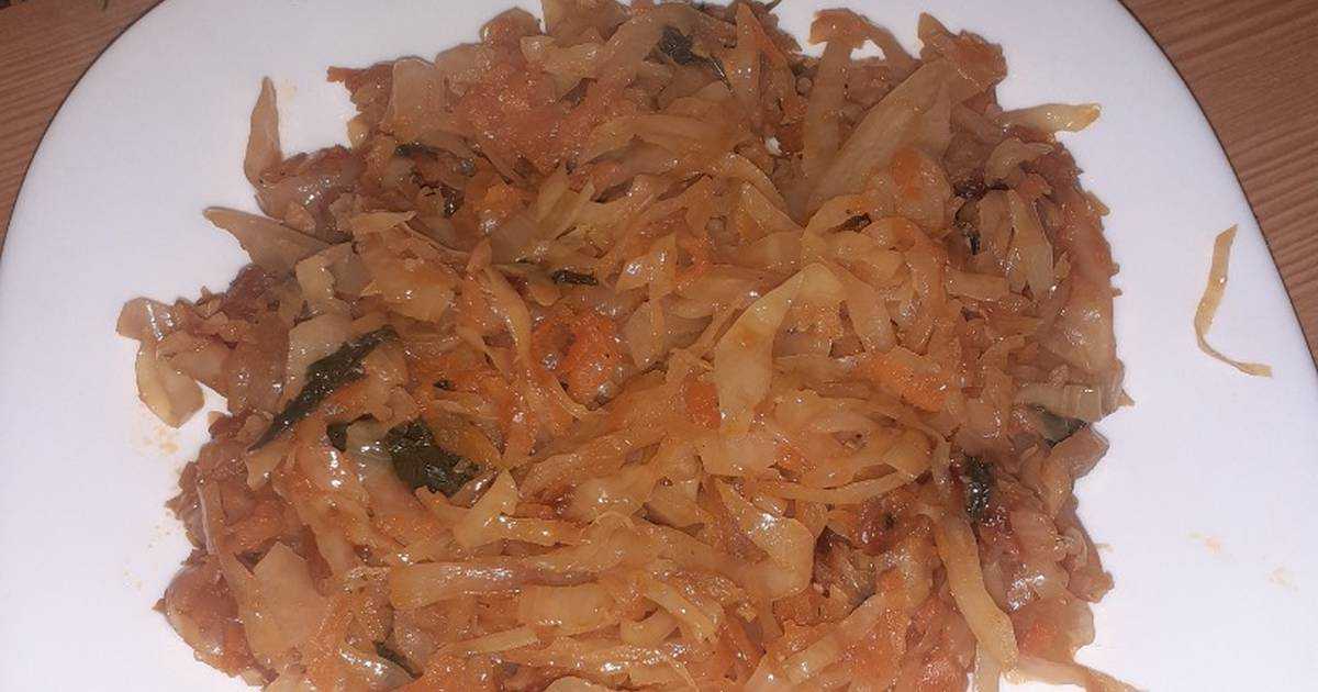 Капуста тушеная — 8 пошаговых классических рецептов тушеной капусты на сковороде