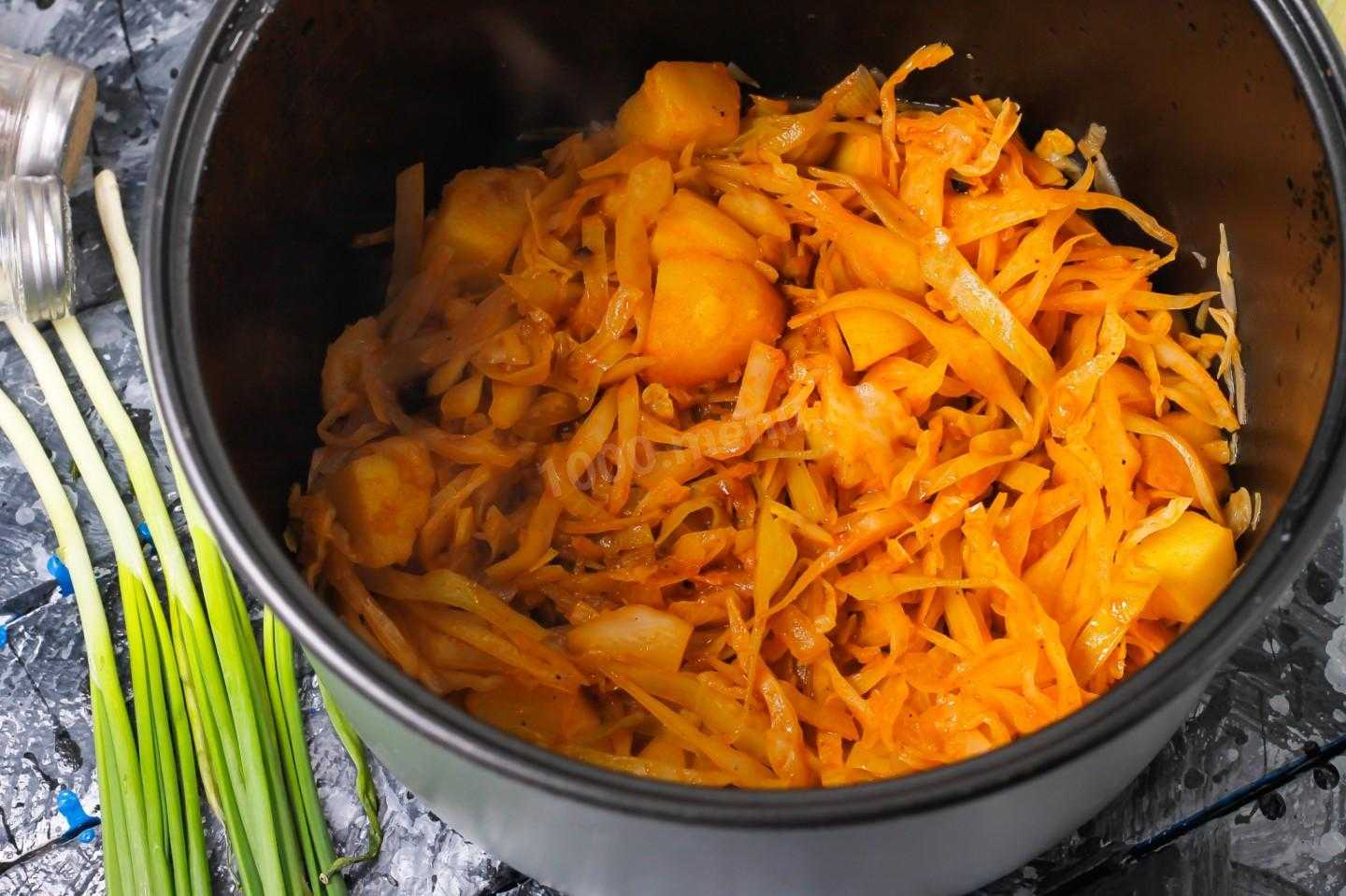 10 отличных рецептов тушеной капусты с картошкой