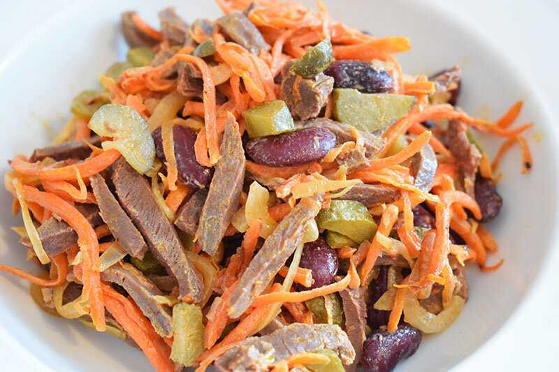 Салат из свиного сердца – 8 рецептов приготовления вкусного блюда