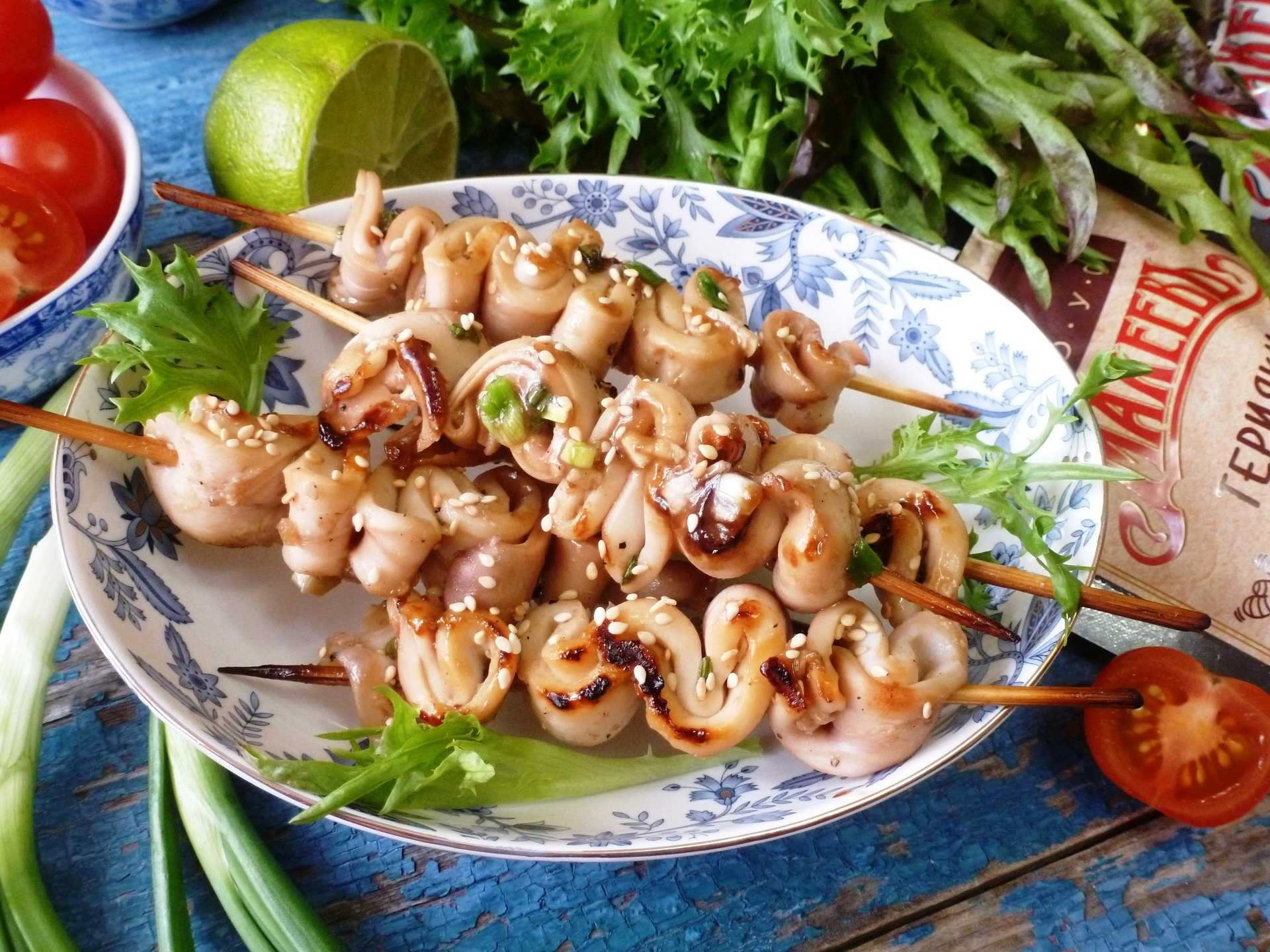 Блюда и кальмаров из кальмаров рецепты с фото простые