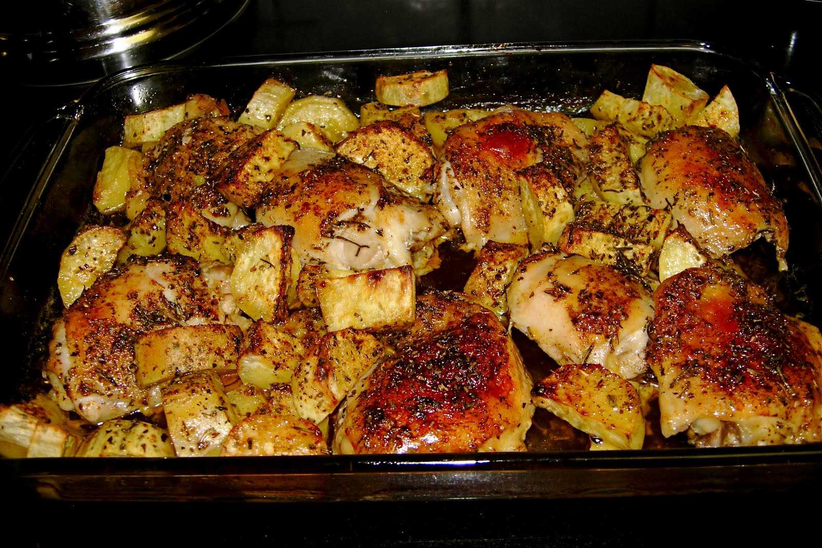 Тушеная картошка с курицей – пошаговый рецепт