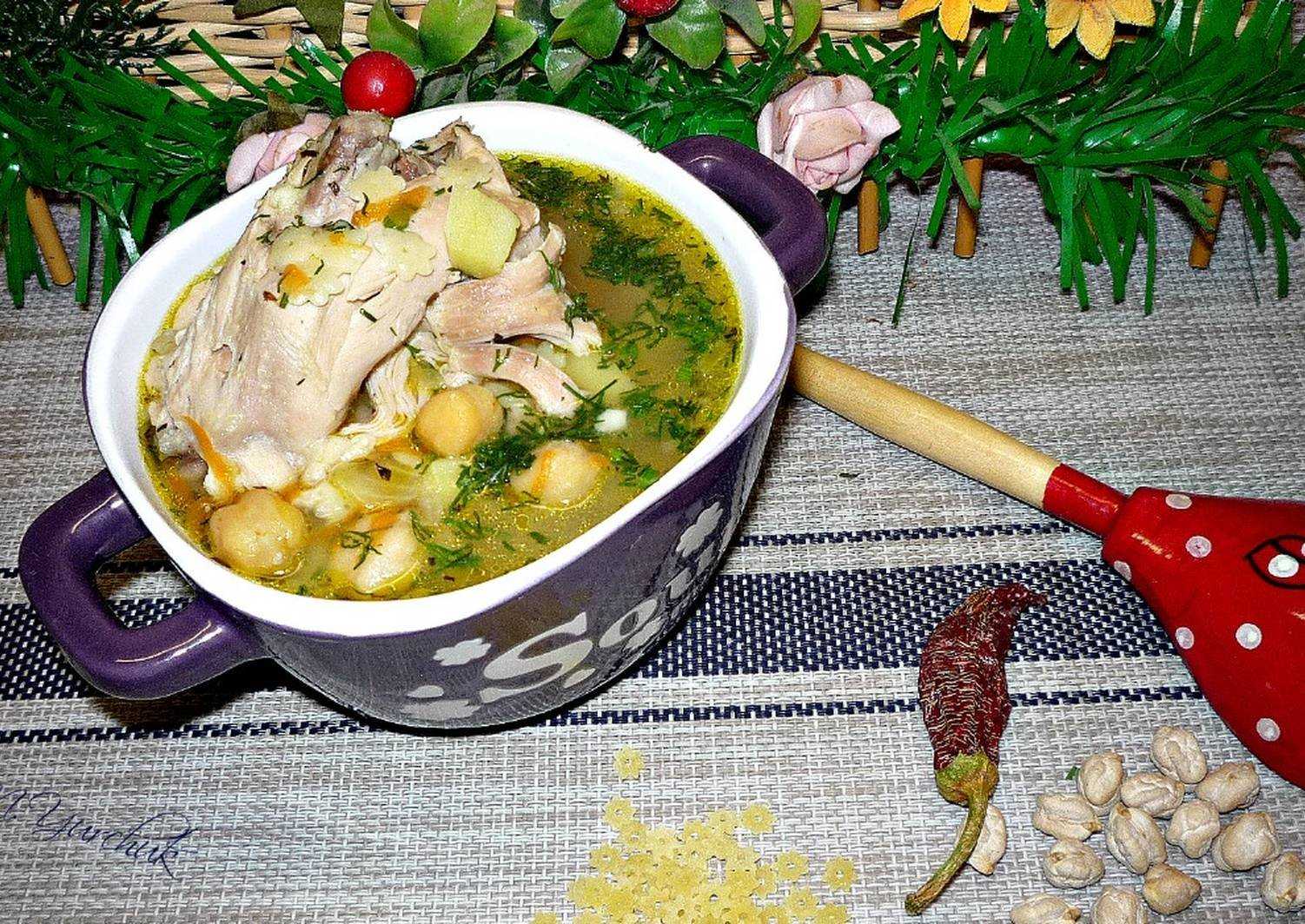 Суп лапша с курицей по-домашнему — 7 рецептов
